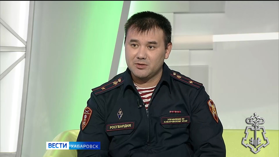 Представители Росгвардии в эфире телеканала «Россия» рассказали об обеспечении безопасности автотранспорта в Хабаровском крае