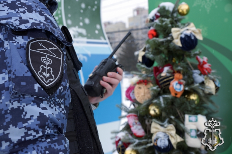 В Хабаровском крае сотрудники Росгвардии обеспечивают общественную безопасность в период новогодних праздников